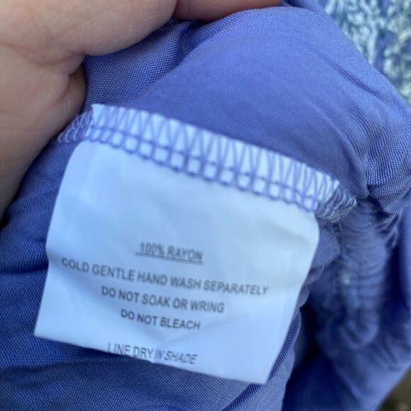 Hello Molly Blue and White Mini Dress - Picture 7 of 8